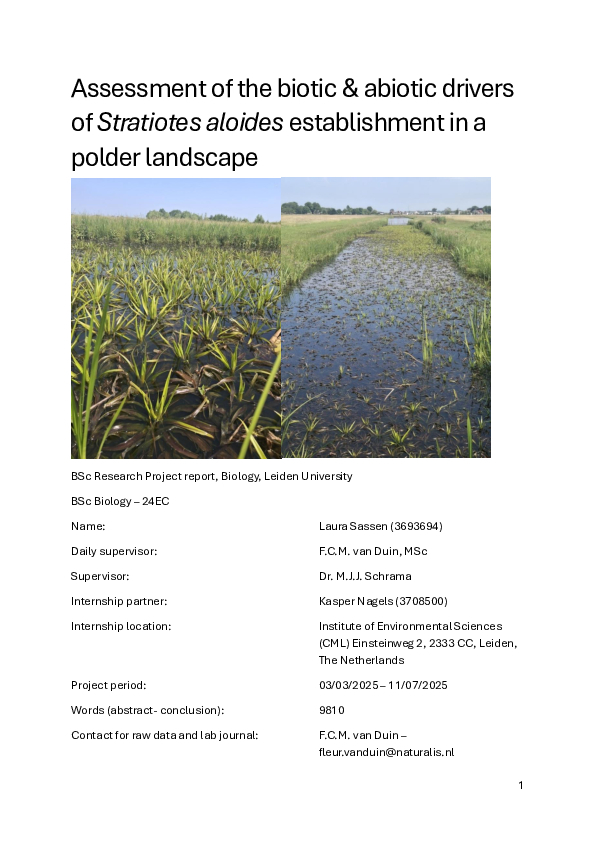 Esblishment water soldier (un)successful?