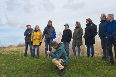 Bestuurders op veldbezoek